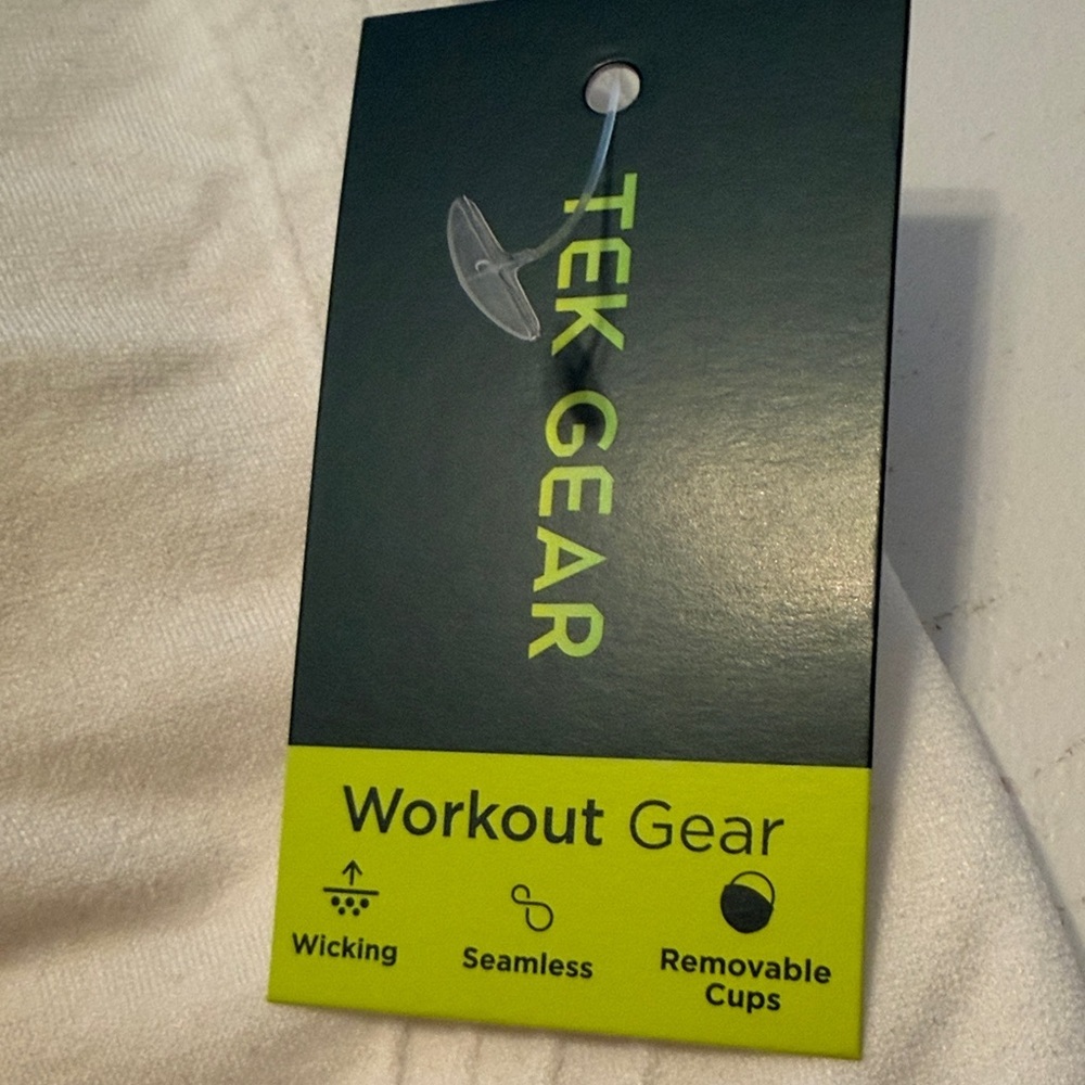 Tek Gear Women's NEW WITH TAGS White Wicking Sports Bra Size 3X - Picture 2 of 8